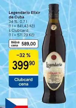 Tesco Legendario Elixir de Cuba 34 % nabídka