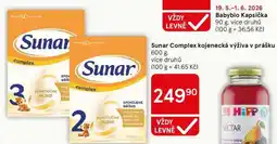 Tesco Sunar Complex kojenecká výživa v prášku nabídka