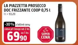 Terno LA PIAZZETTA PROSECCO DOC FRIZZANTE COOP 0,75 l nabídka