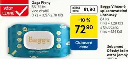 Tesco Gaga Pleny, 56-72 ks, více druhů nabídka