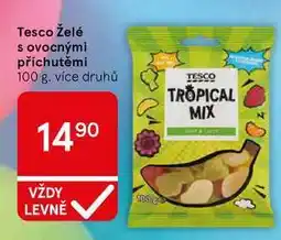 Tesco Tesco Želé s ovocnými příchutěmi nabídka