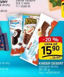 Flop KINDER DESERT vybrané druhy nabídka