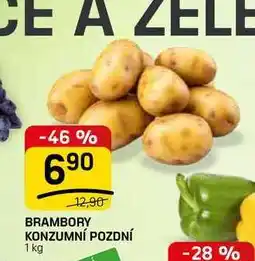 Flop BRAMBORY KONZUMNÍ POZDNÍ nabídka