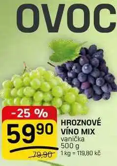 Flop HROZNOVÉ VÍNO MIX vanička nabídka