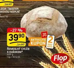 Flop ŘEMESLNÝ CHLÉB S KVÁSKEM nabídka