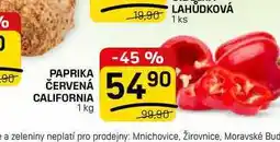 Flop PAPRIKA ČERVENÁ CALIFORNIA nabídka