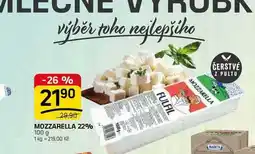 Flop MOZZARELLA 22% nabídka