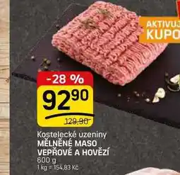 Flop MĚLNĚNÉ MASO VEPŘOVÉ A HOVĚZÍ nabídka