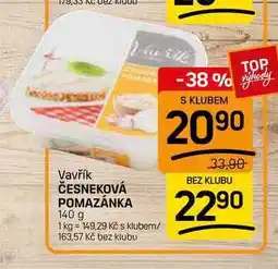 Flop ČESNEKOVÁ POMAZÁNKA nabídka