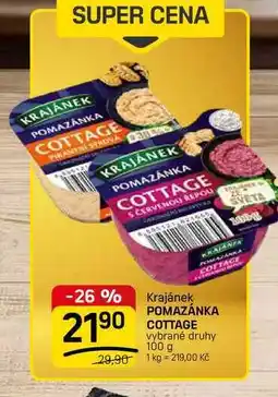 Flop POMAZÁNKA COTTAGE vybrané druhy nabídka