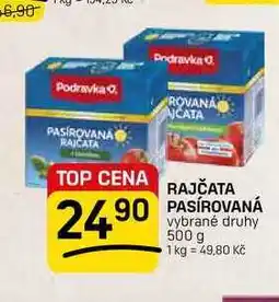 Flop RAJČATA PASÍROVANÁ vybrané druhy nabídka