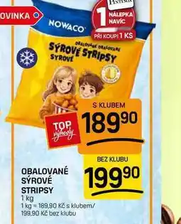 Flop OBALOVANÉ SÝROVÉ STRIPSY nabídka