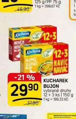 Flop KUCHAREK BUJON vybrané druhy 12 + 3 ks | 150 g nabídka
