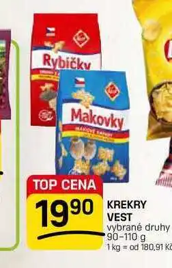 Flop KREKRY VEST vybrané druhy nabídka
