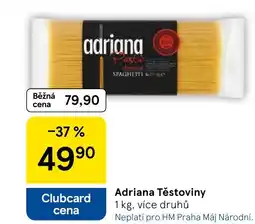 Tesco Adriana Těstoviny nabídka