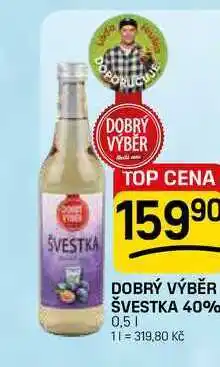 Flop DOBRÝ VÝBĚR ŠVESTKA 40% nabídka