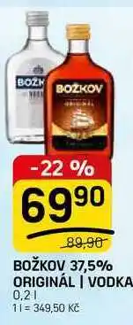 Flop BOŽKOV 37,5% ORIGINÁL | VODKA nabídka