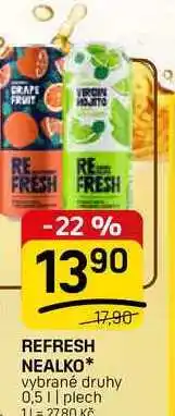 Flop REFRESH NEALKO* vybrané druhy 0,5 || plech nabídka