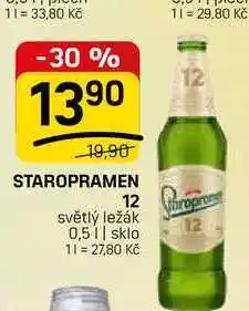 Flop STAROPRAMEN 12 světlý ležák nabídka