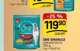 Flop ONE GRANULE vybrané druhy nabídka