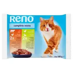 Flop Reno Kompletní krmivo pro dospělé kočky 4 x 100g nabídka