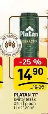 Flop PLATAN 11* světlý ležák 0,51 plech nabídka