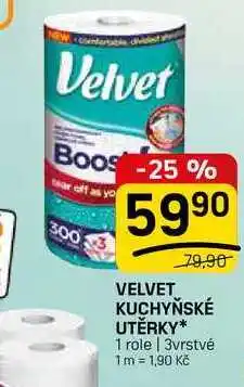 Flop VELVET KUCHYŇSKÉ UTĚRKY* 1 role | 3vrstvé nabídka