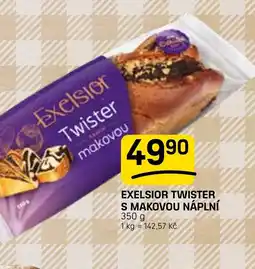 Flop Exelsior twister s makovou náplní nabídka