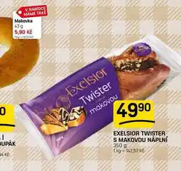 Flop EXELSIOR TWISTER S MAKOVOU NÁPLNÍ nabídka