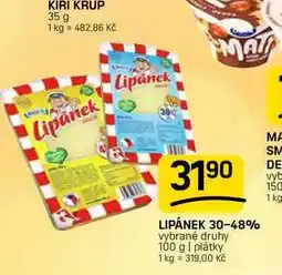 Flop LIPÁNEK 30-48% vybrané druhy 100 g | plátky nabídka