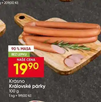 Hruška Krásno Královské párky nabídka