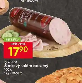 Hruška Krásno Šunkový salám zauzený nabídka