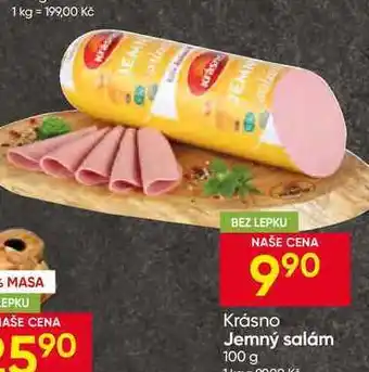 Hruška Krásno Jemný salám nabídka