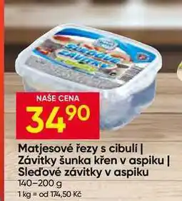 Hruška Sledové závitky v aspiku nabídka