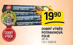 Flop Dobrý výběr potravinová folie nabídka