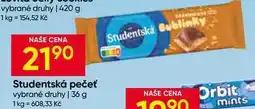 Hruška Studentská pečeť vybrané druhy nabídka