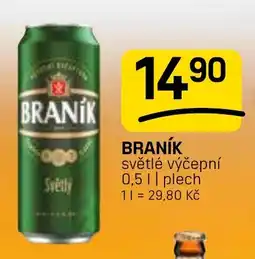 Flop Braník světlé výčepní nabídka