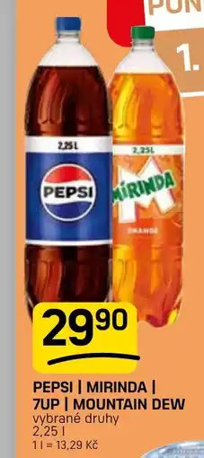 Flop Pepsi | mirinda | 7up | mountain dew nabídka