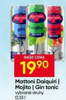 Hruška Mattoni Daiquiri nabídka