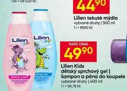 Hruška Lilien Kids dětský sprchový gel nabídka