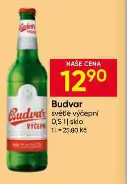 Hruška Budweiser Budvar výčepní pivo 0,5l 0.5l nabídka