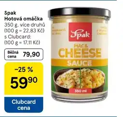 Tesco Spak Hotová omáčka nabídka