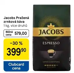 Tesco Jacobs Pražená zrnková káva nabídka