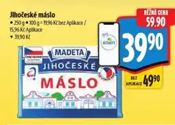 Albert Madeta Jihočeské máslo nabídka