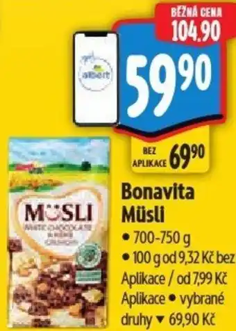 Albert Bonavita Müsli nabídka