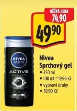 Albert Nivea Sprchový gel nabídka