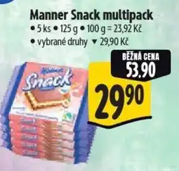Albert Manner Snack multipack nabídka