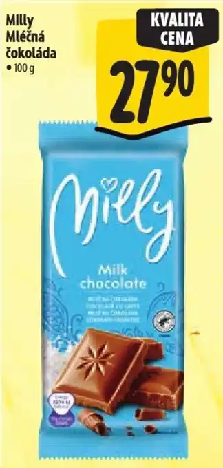 Albert Milly Mléčná čokoláda nabídka