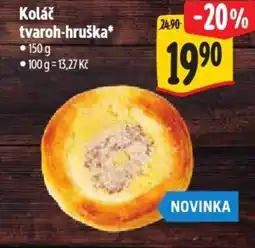 Albert Koláč tvaroh-hruška nabídka