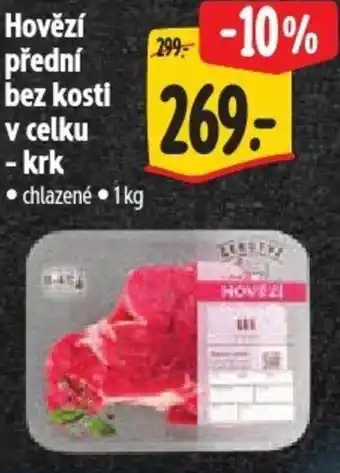 Albert Hovězí přední bez kosti v celku - krk nabídka